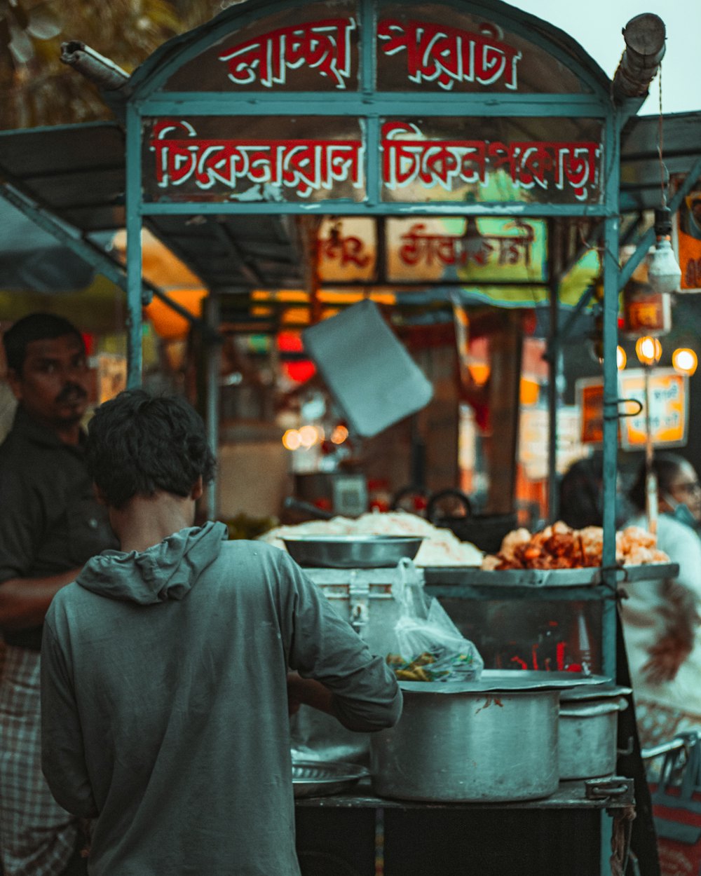 Live roll counter and Bengali street food stall for catering events in California