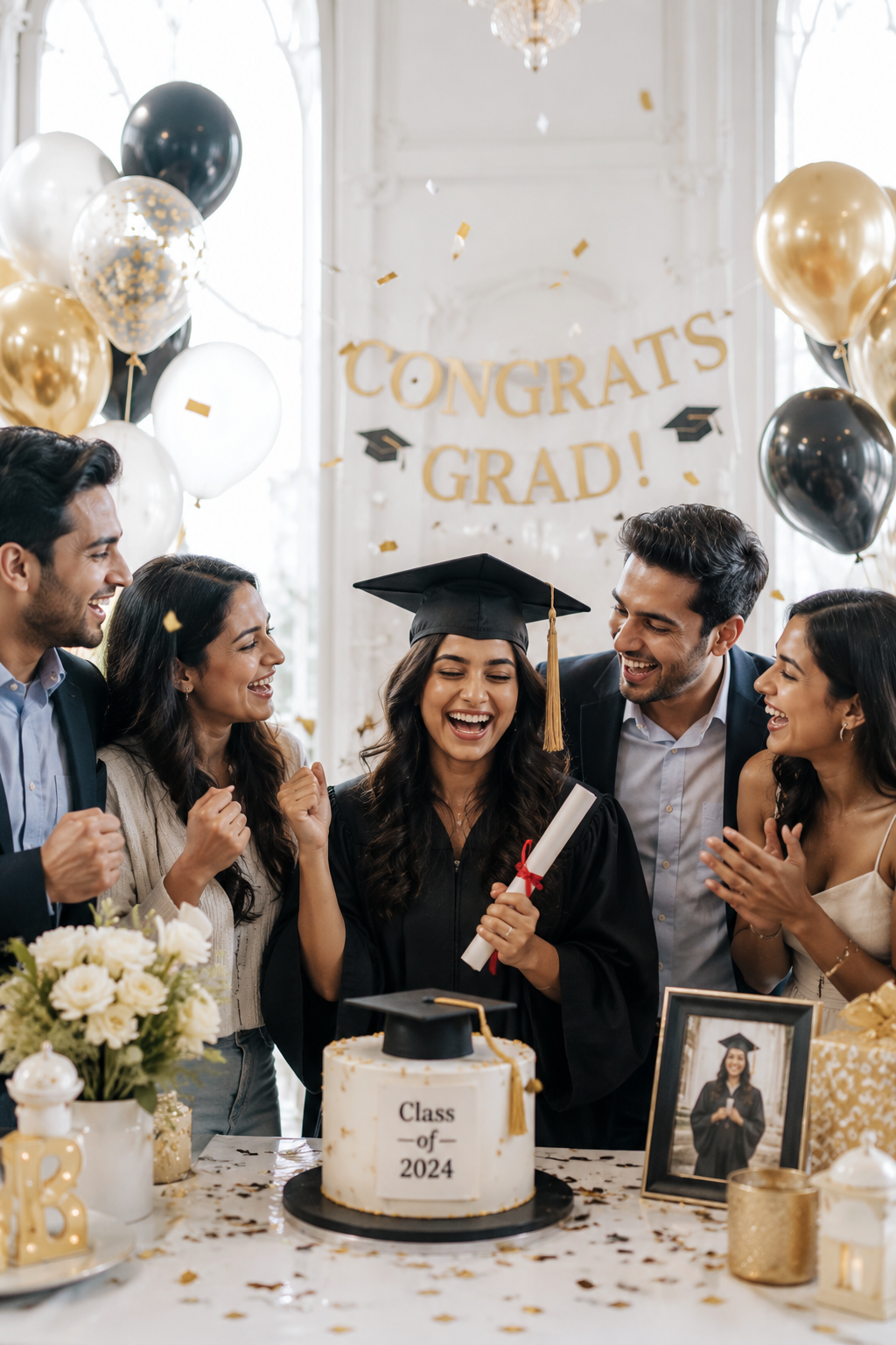 Graduation party spread