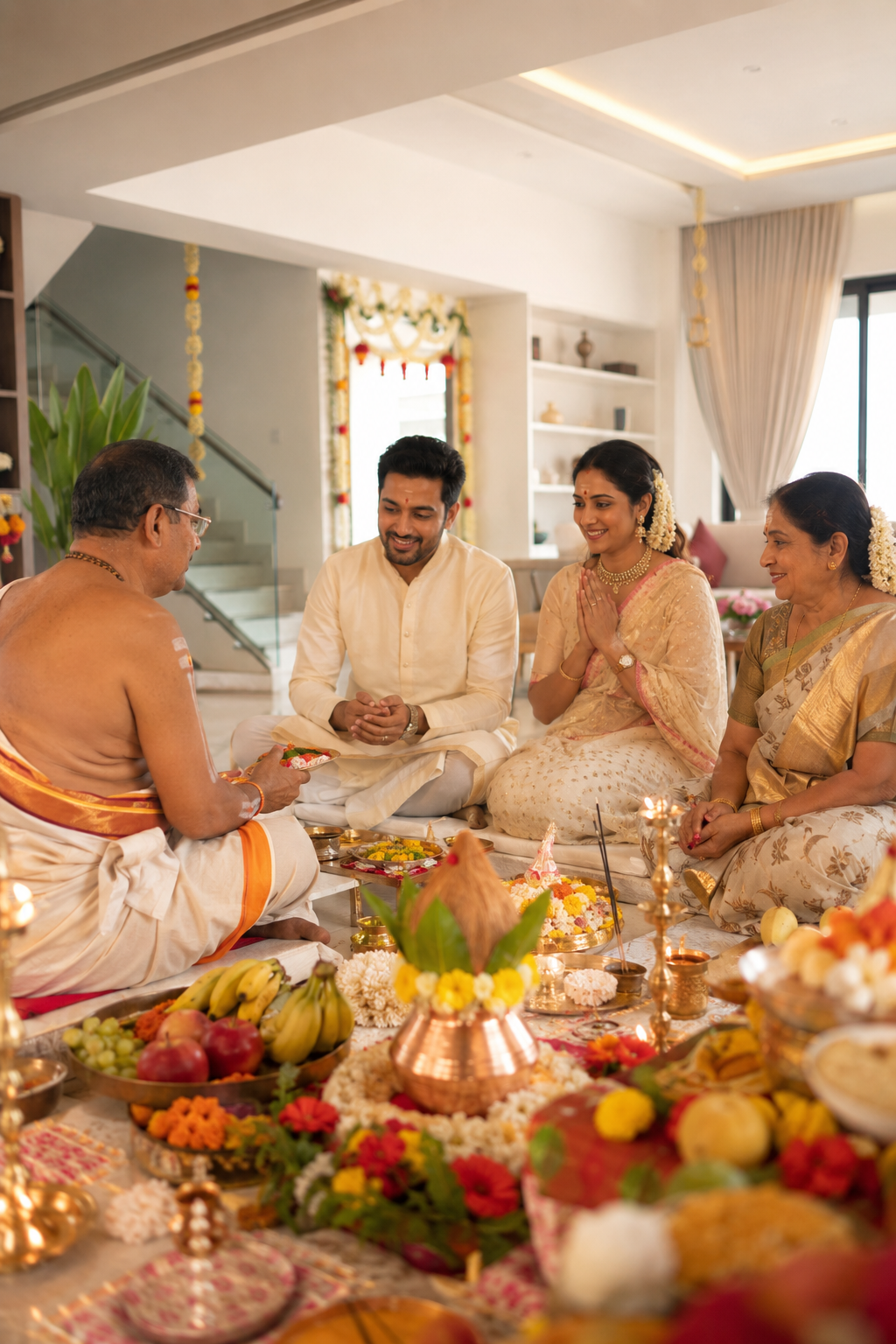 House puja thali